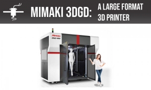 A new large format 3D printer is available in the market, Mimaki is the responsible for this one, 3DGD-1800 is the model.