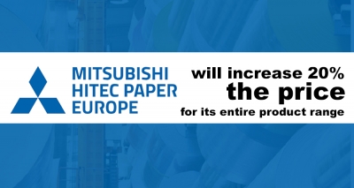 Mitsubishi HiTec Paper to up all prices by 20%