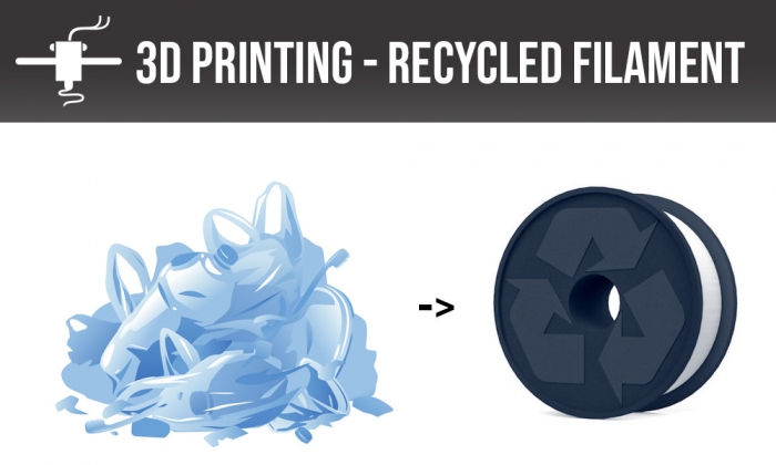 3D printing, Recycled filament