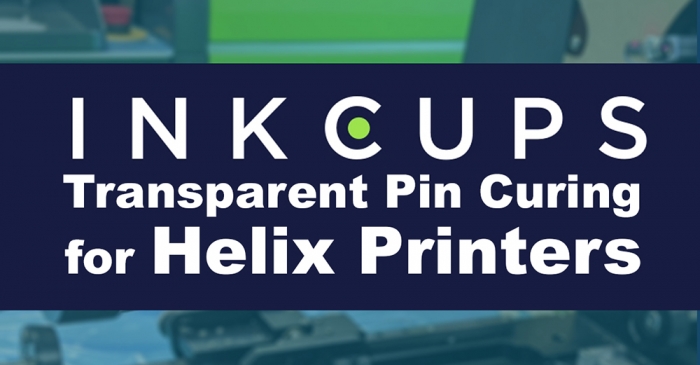 Inkcups Transparent Pin Curing for Helix Printers