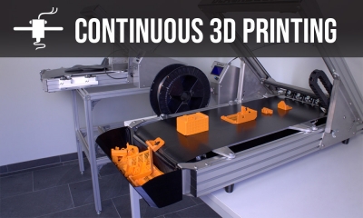 Continuous 3D printing tech